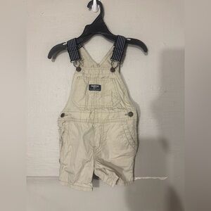 OshKosh B'gosh Beige Overalls Size 18 Months